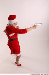 JAROSLAVA STANDING POSE WITH GUN